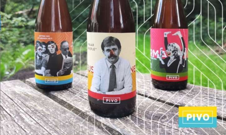 Pivo Brouwerij bieren op tafel